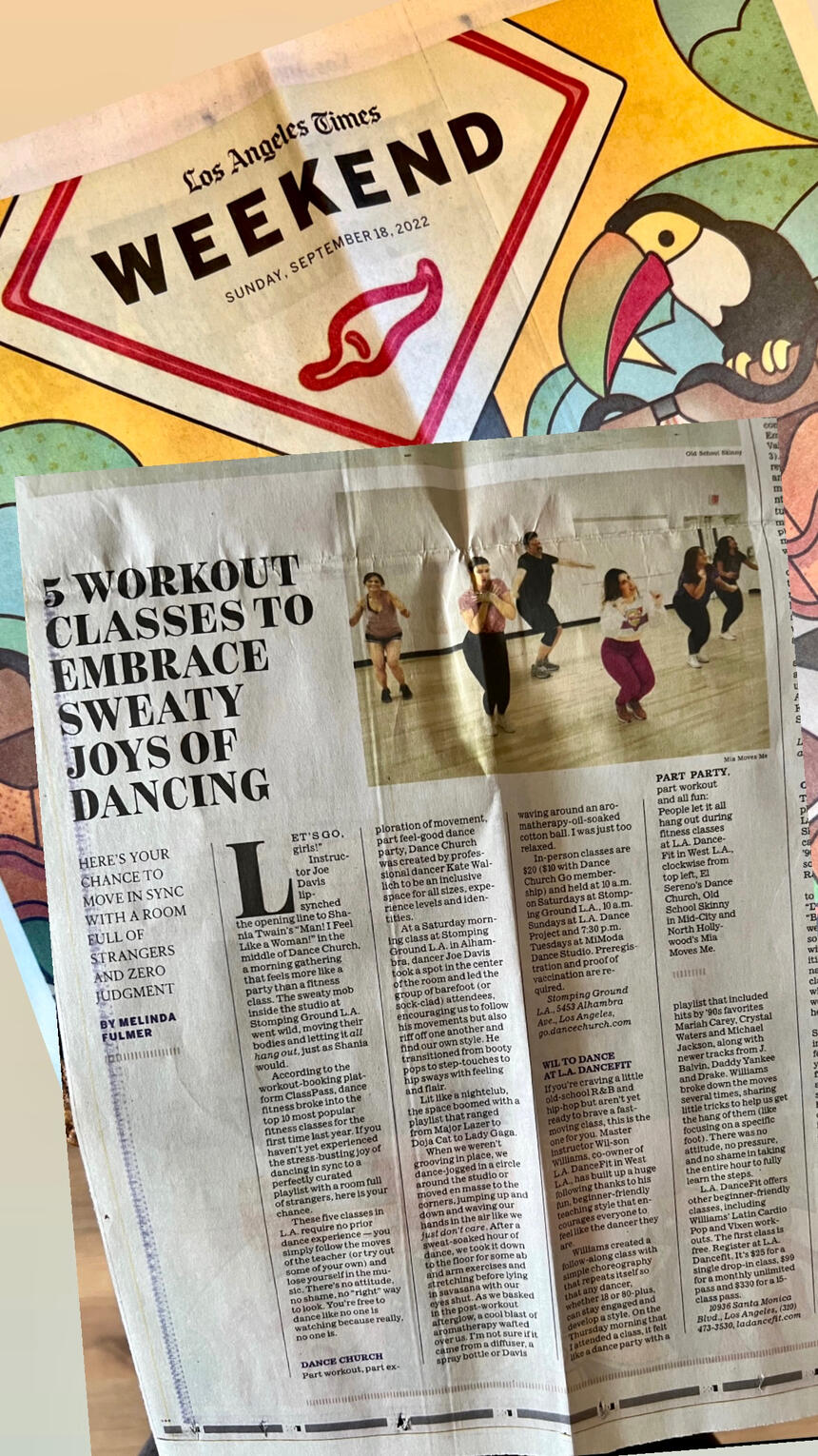 MMM was in the Los Angeles Times?!